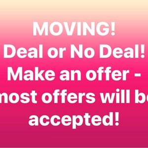 Moving sale!